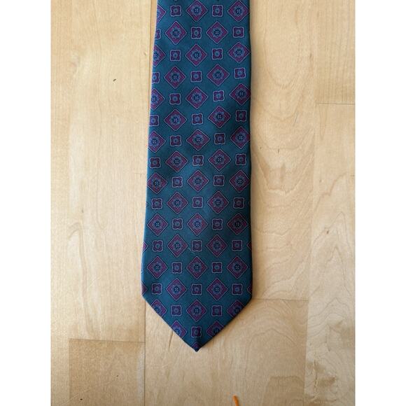 Vintage Liberty Of London Silk Tie Blue Paisley - Picture 2 of 3